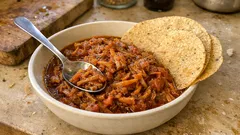 Tinga de setas con chipotle: relleno jugoso para tacos y tostadas en 15 minutos