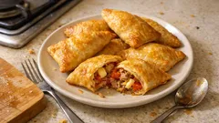 Empanadillas de atún con hojaldre: crujientes por fuera y jugosas por dentro