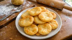 Sopaipillas de papas caseras: masa tierna con puré de patata y fritura dorada