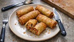 Rollitos de primavera veganos y crujientes: el truco para un relleno jugoso