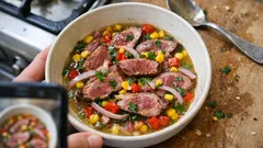 Ceviche de pato con cítricos y ají: marinado rápido y toque final en sartén