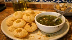 Pani puri casero paso a paso: puris crujientes y pani fresco con tamarindo