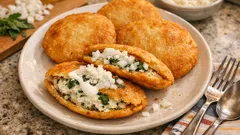 Gorditas de requesón con epazote: crujientes por fuera y cremosas por dentro