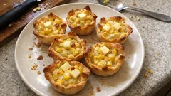Canastitas de choclo al horno: crujientes por fuera y cremosas por dentro