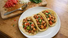 Tacos de pollo mexicanos en casa: relleno jugoso y listo en pocos minutos