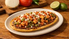 Huaraches de pollo caseros: masa de maíz dorada con frijoles, nopales y un guiso fácil