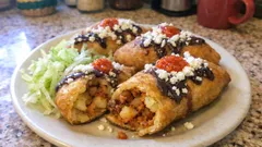 Molotes de Oaxaca: crujientes por fuera y tiernos por dentro (con patata y chorizo)