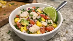 Ceviche de pescado con mango: fresco, equilibrado y listo sin encender el fuego