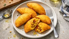 Masa de empanadillas veganas sin gluten con harina de maíz: crujiente y fácil