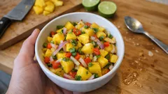 Ceviche de mango sin pescado: fresco, agridulce y listo en 10 minutos