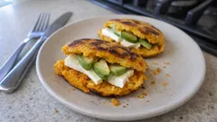 Arepas de calabaza y crema de arroz: tiernas y jugosas, listas en sartén