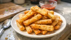 Yuquitas fritas con anís: crujientes por fuera y tiernas por dentro