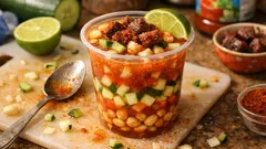 Pepihuates en vasito: el aperitivo mexicano fresco, ácido y con toque picante