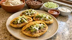 Gorditas de frijol crujientes por fuera y suaves por dentro, paso a paso