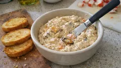 Paté de mejillones en 5 minutos: cremoso y perfecto para tostadas